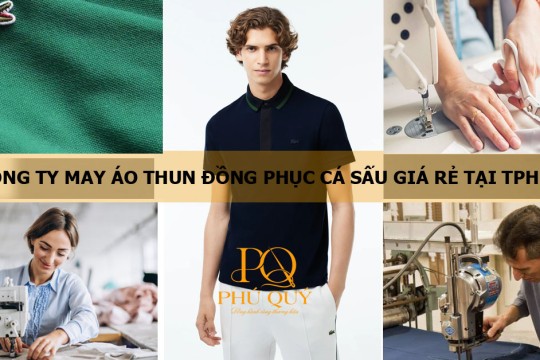 Chuyên may đồng phục áo thun cá sấu giá rẻ tại TPHCM