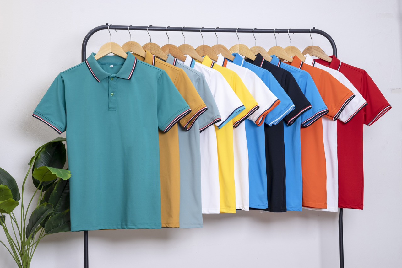 Áo thun đồng phục polo may sẵn cho công ty