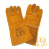 Găng tay hàn da bò màu vàng