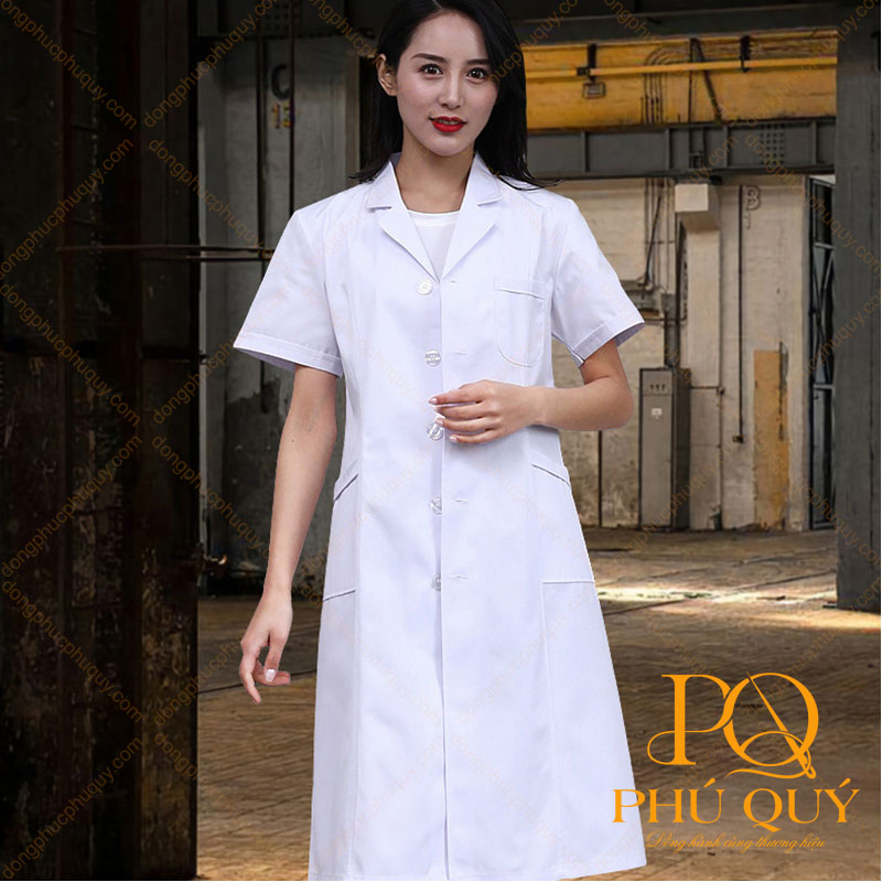 Áo Blouse bác sĩ PQ13