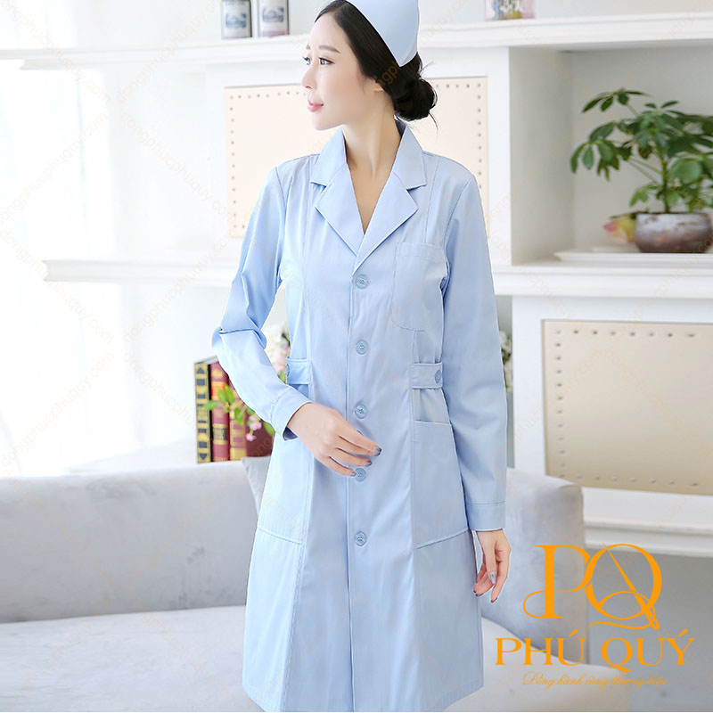 Áo Blouse bác sĩ PQ16