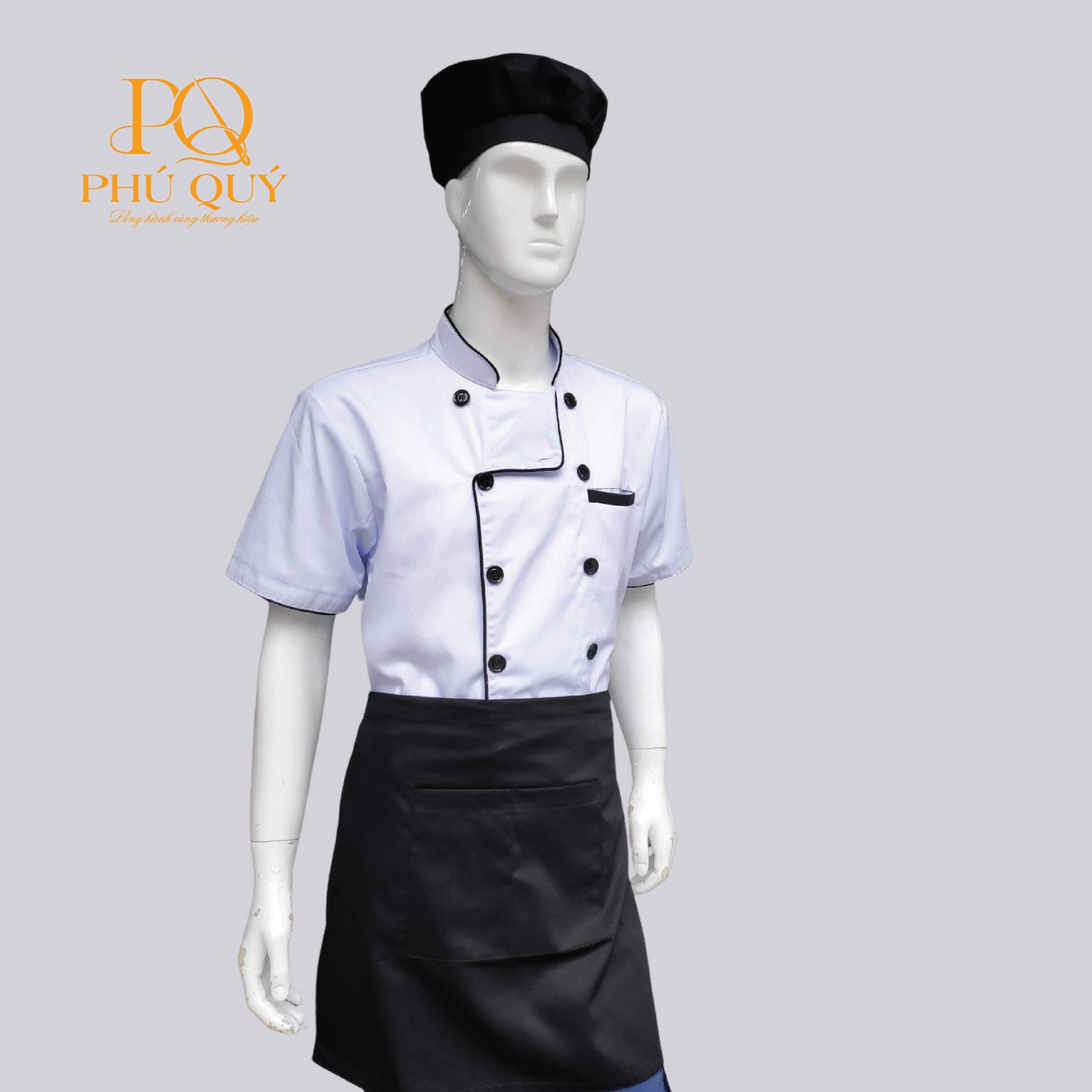 Áo đầu bếp may sẵn 02