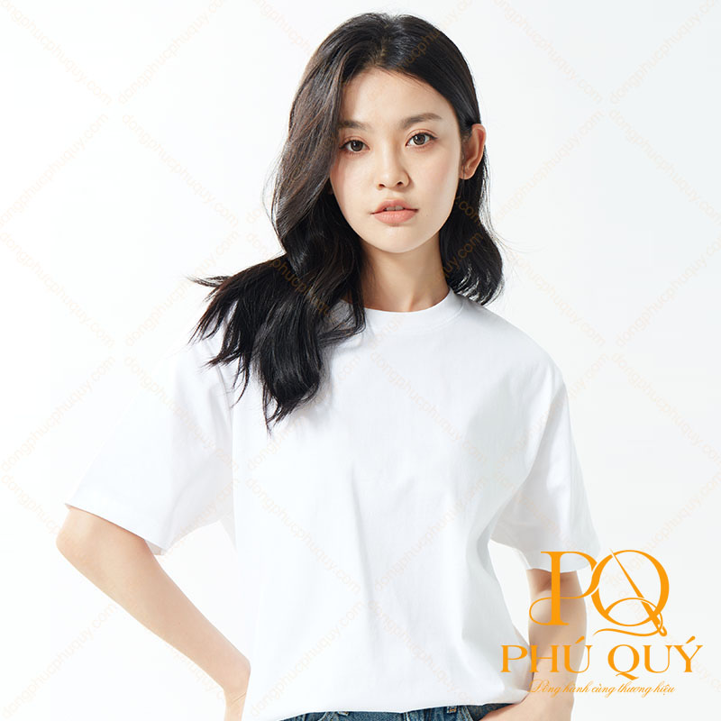 Áo thun đồng phục cổ tròn PQ12