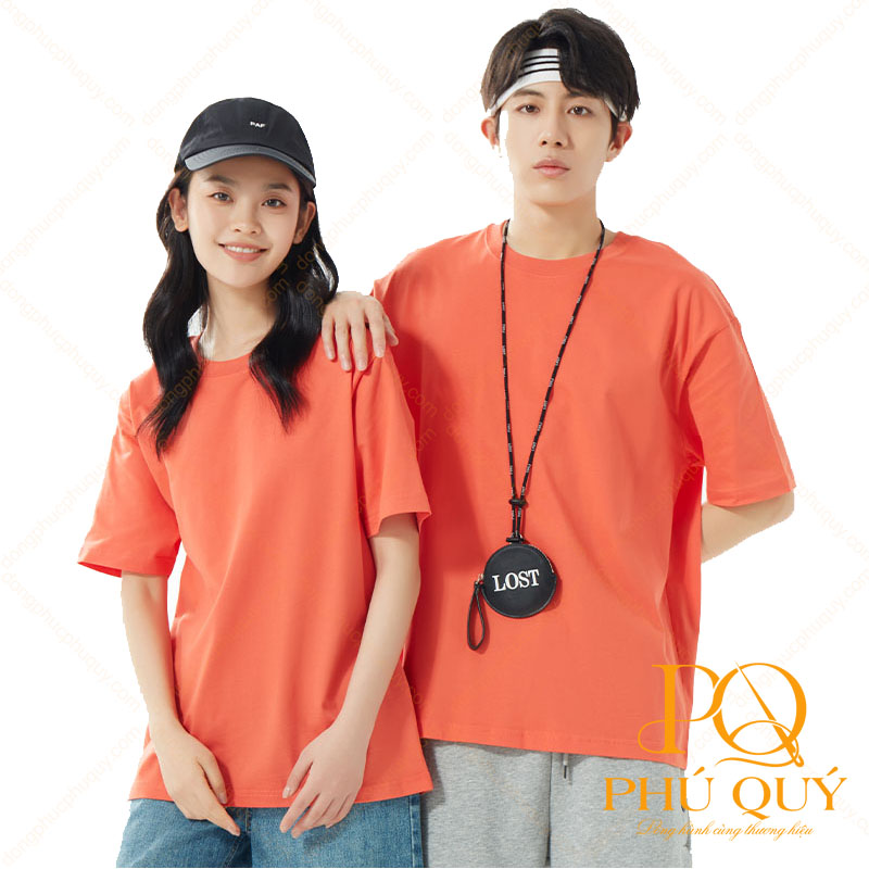 Áo thun đồng phục cổ tròn PQ12