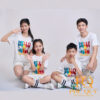 Áo thun đồng phục gia đình Hello Summer