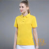 Áo thun đồng phục màu vàng