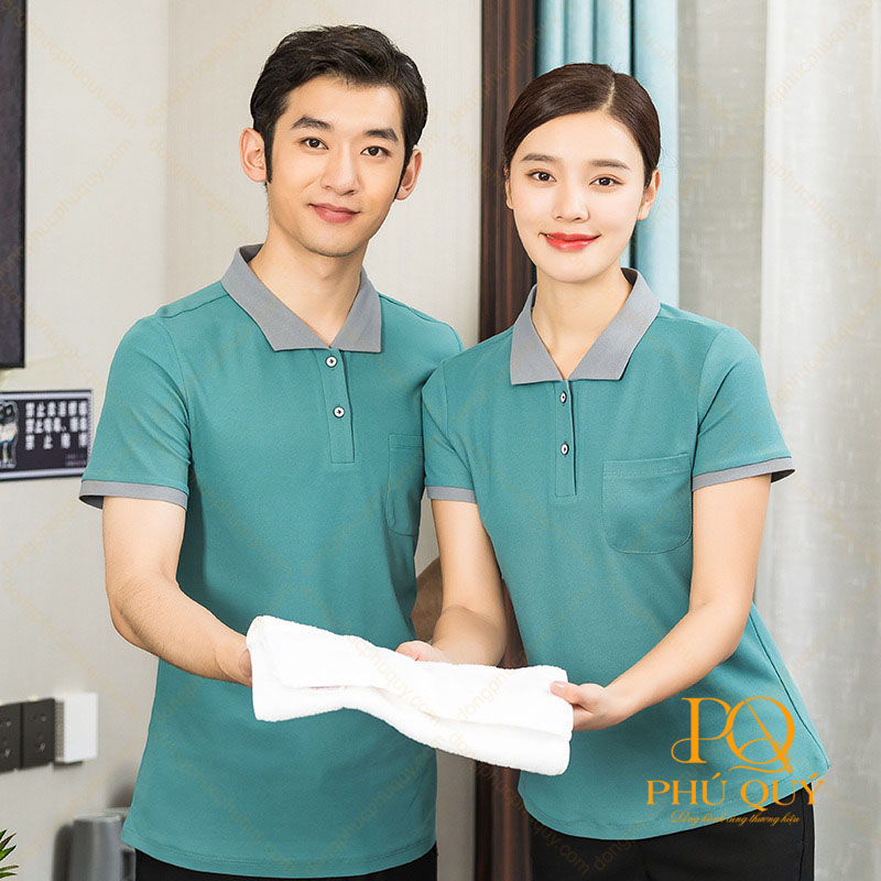 Áo Thun Đồng Phục Nhân Viên Vệ Sinh