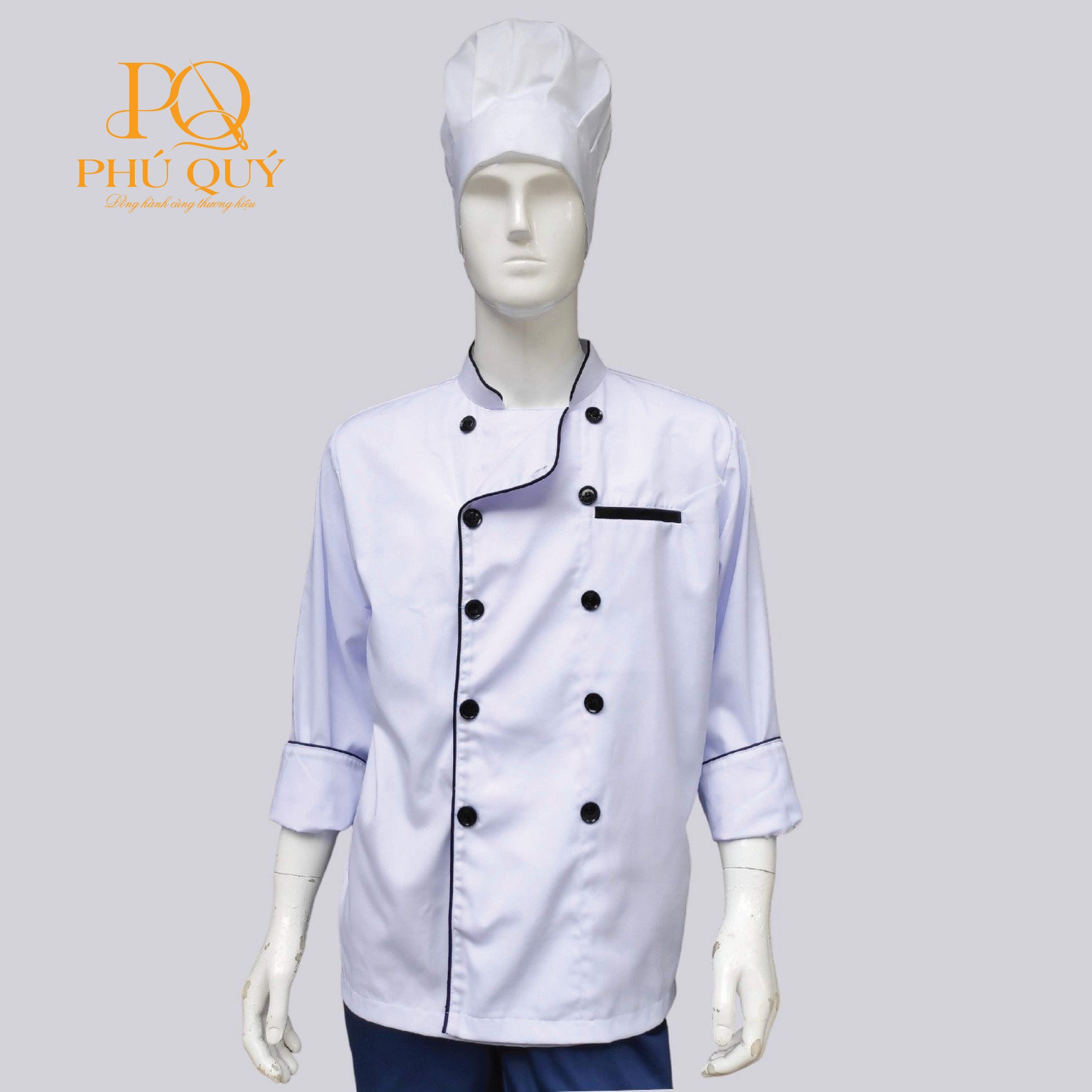 Đồng phục áo bếp may sẵn