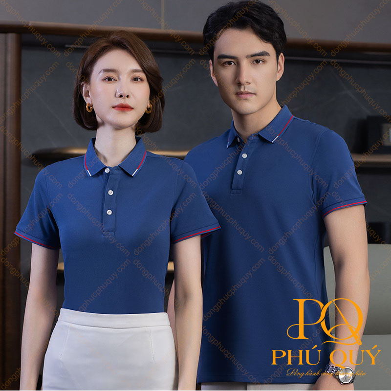 Áo thun đồng phục xanh navy