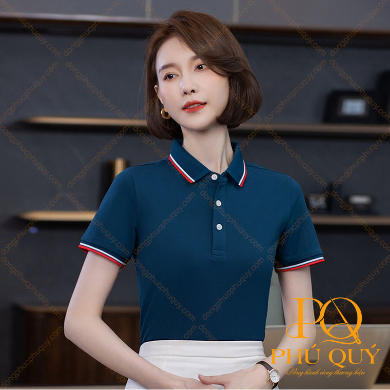 Áo thun đồng phục xanh navy