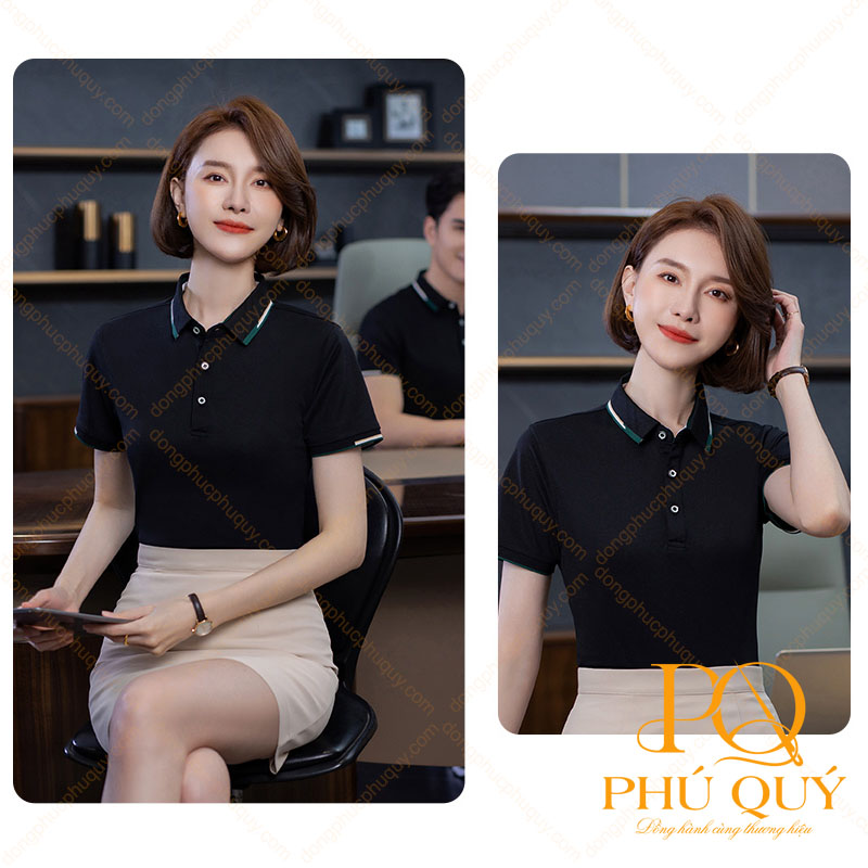 Áo thun đồng phục màu đen