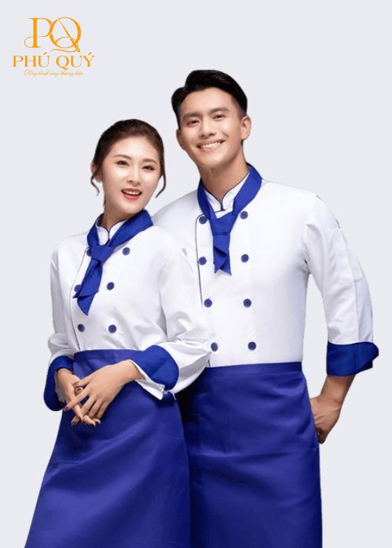 Áo đồng phục bếp may sẵn