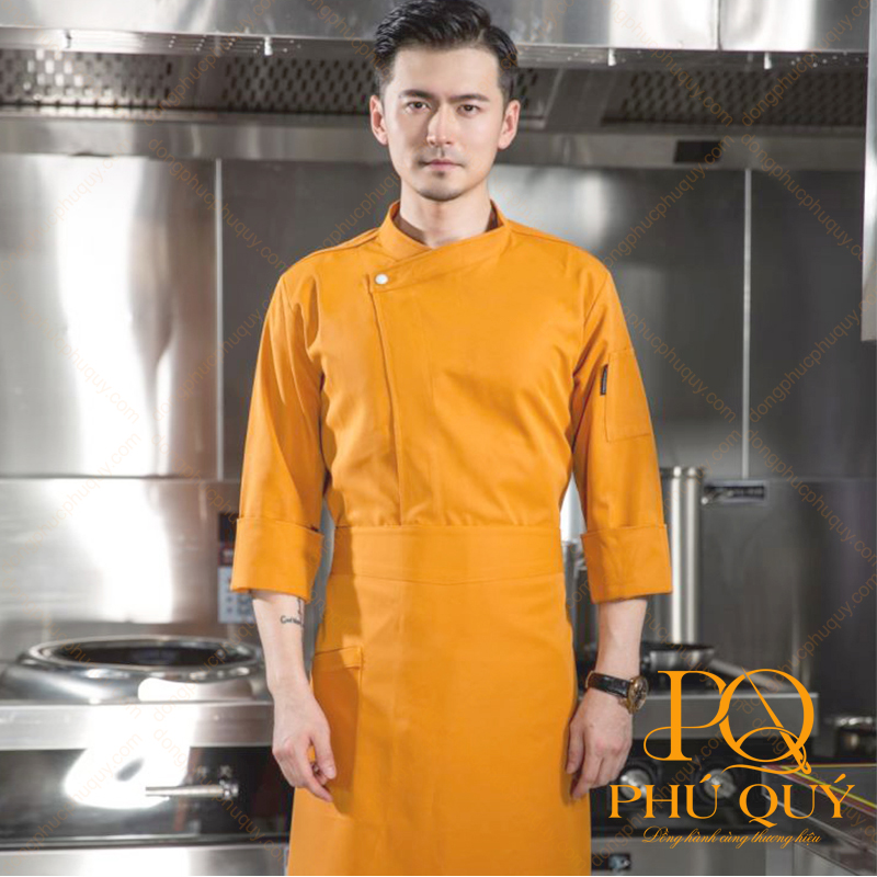 Đồng phục bếp màu vàng nhà hàng