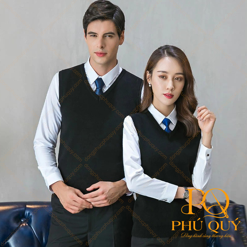 Đồng phục gile công sở len