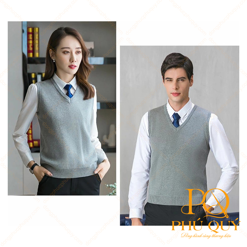 Đồng phục gile công sở len