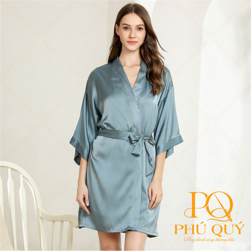 Áo choàng đồng phục spa cho khách PQ37