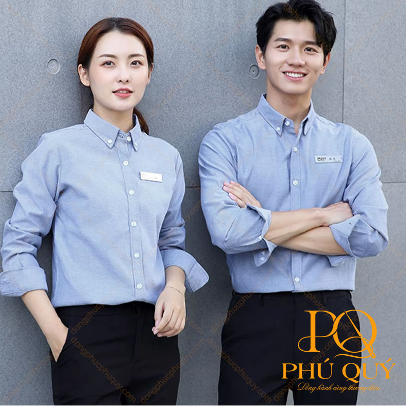 Áo sơ mi đồng phục nhà hàng PQ02