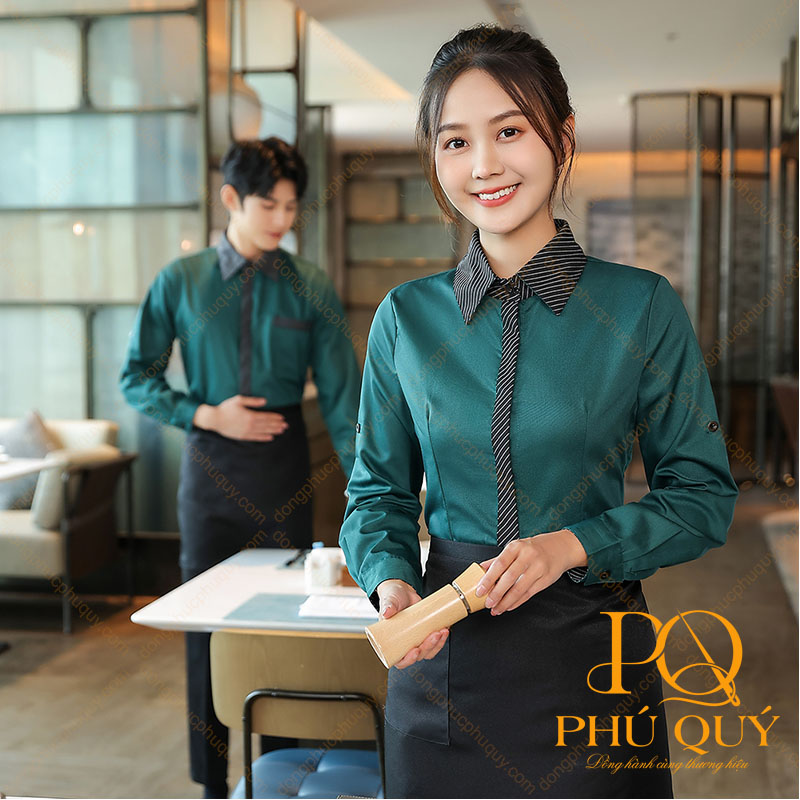 Mẫu đồng phục nhân viên nhà hàng PQ35