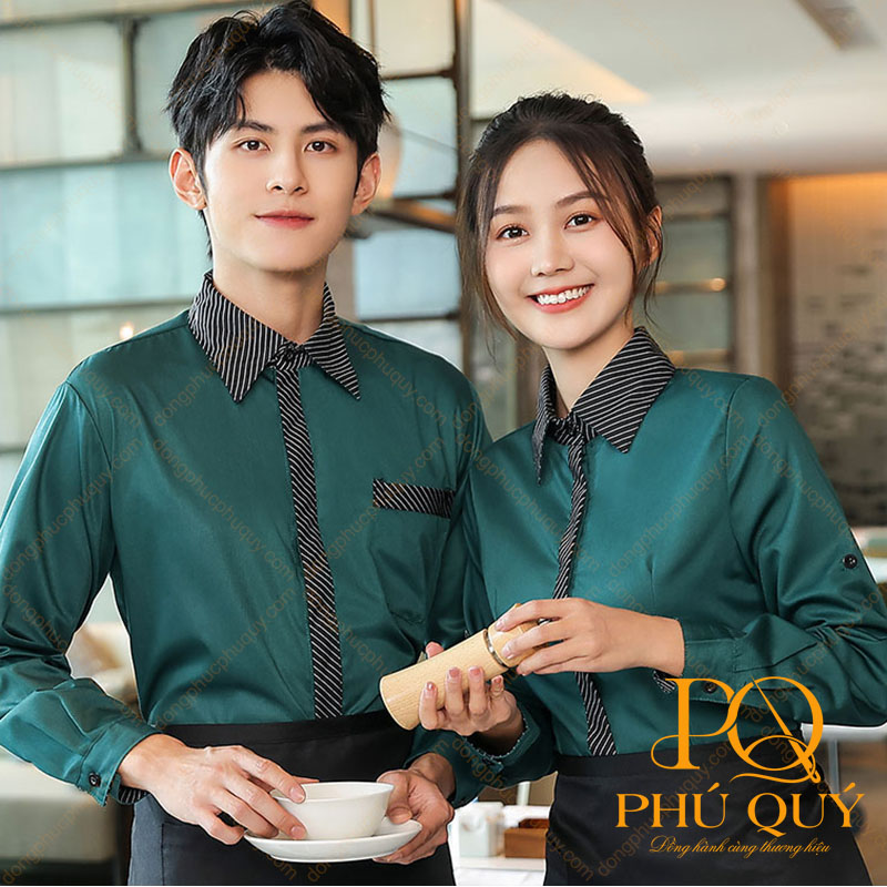 Mẫu đồng phục nhân viên nhà hàng PQ35