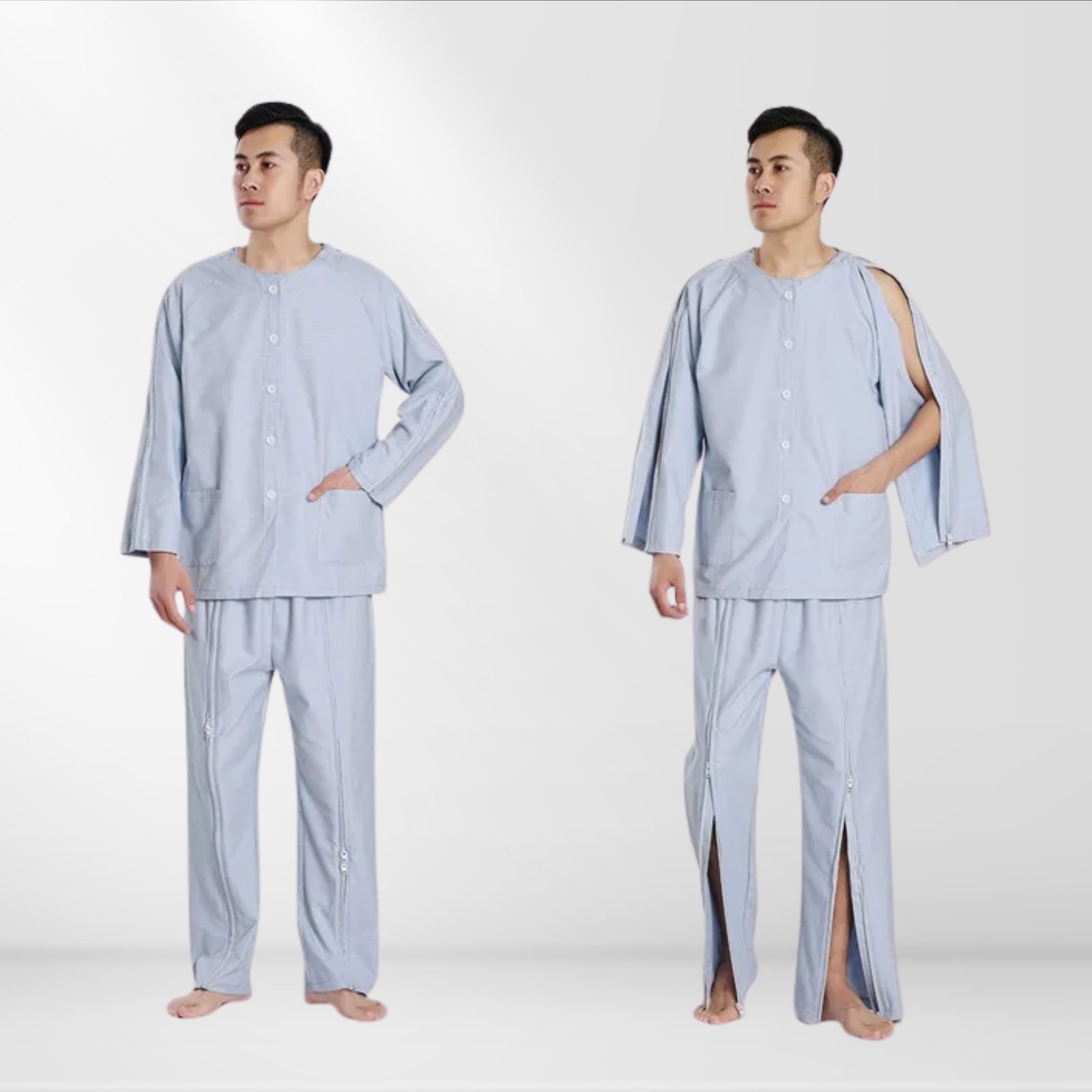 đồng phục bệnh nhân gãy chân trong bệnh viện đồng phục bệnh nhân gãy chân trong bệnh viện