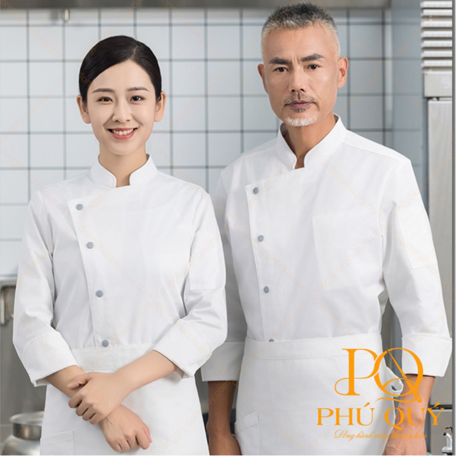 đồng phục khách sạn nhà hàng cho đầu bếp