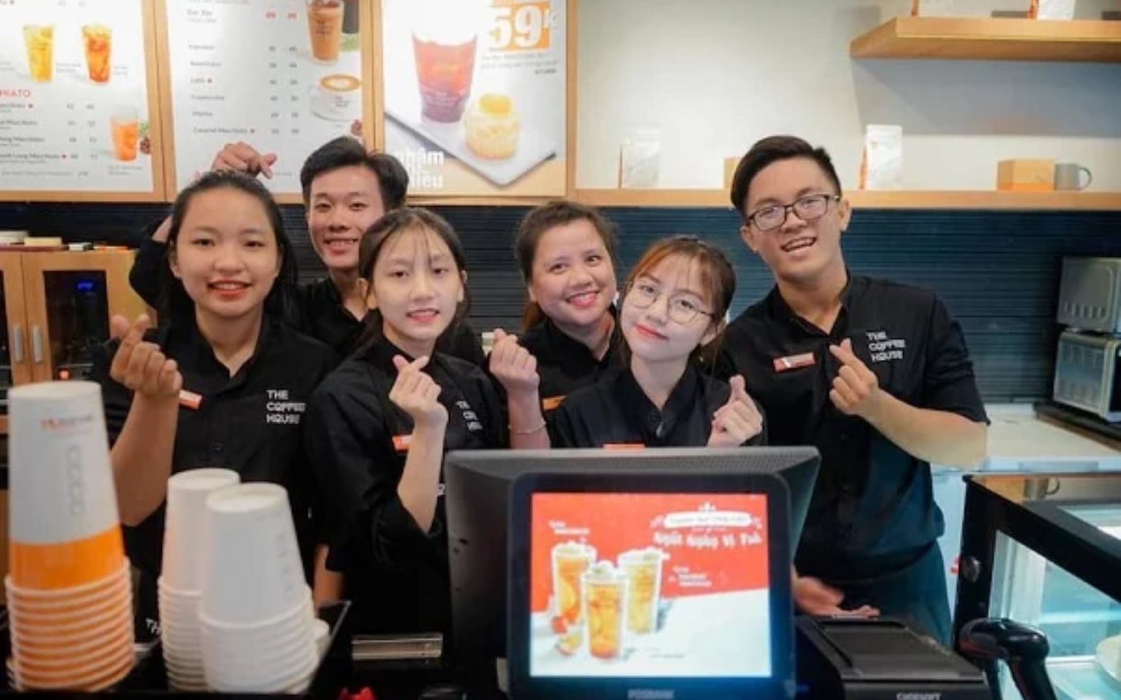 đồng phục nhân viên thu ngân