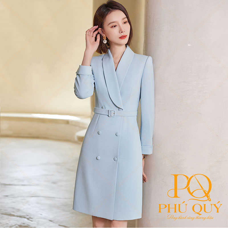 Đồng phục váy liền công sở PQ22