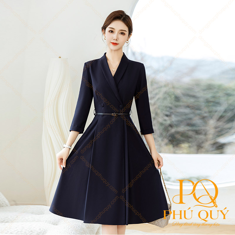 Đồng phục đầm công sở PQ24