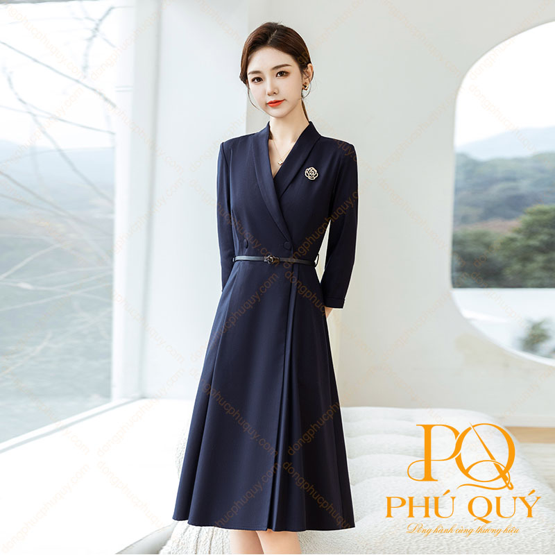 Đồng phục đầm công sở PQ24