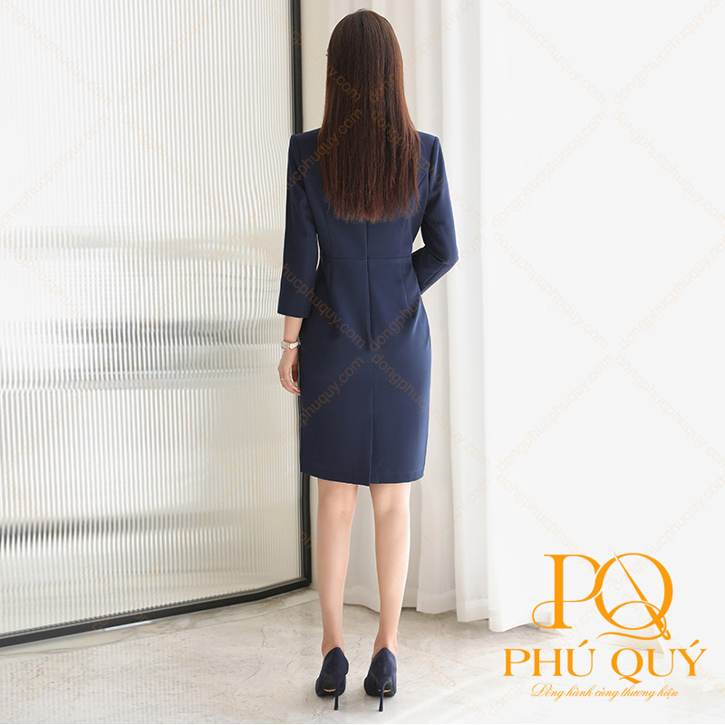 Đầm đồng phục công sở PQ25