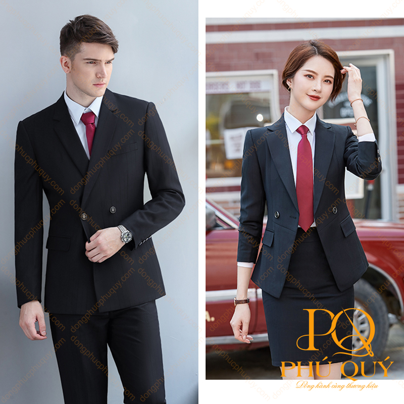 Đồng phục công sở áo vest nam PQ34