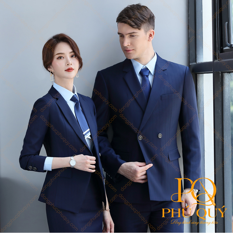 Bộ vest đồng phục công sở cao cấp PQ35