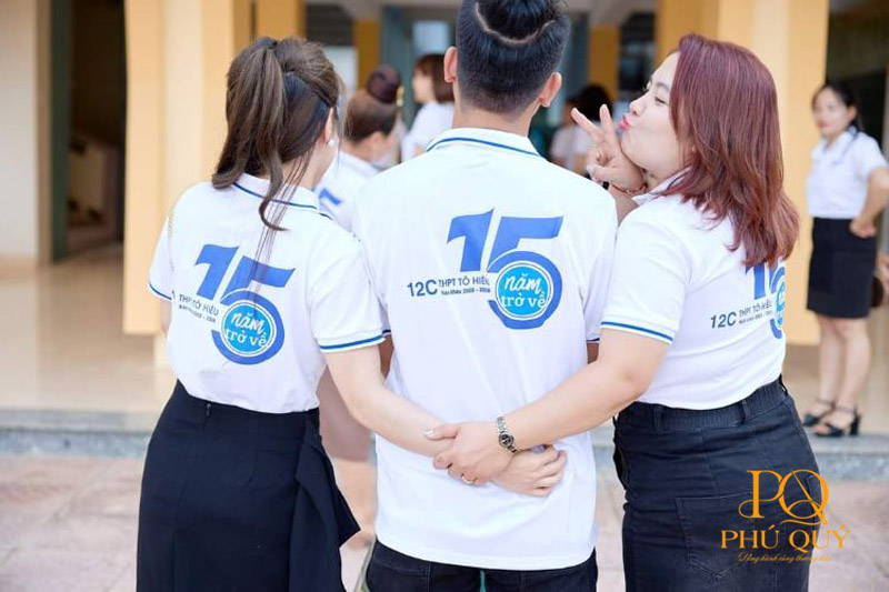 Áo thun đồng phục họp lớp 15 năm