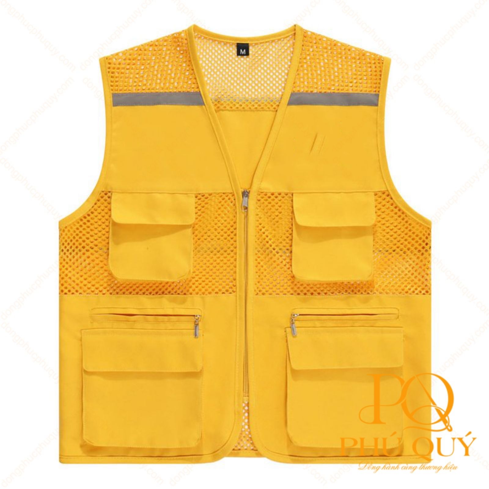 may áo gile bảo hộ vải kaki co giãn và lưới thoáng mát may áo gile bảo hộ vải kaki co giãn và lưới thoáng mát