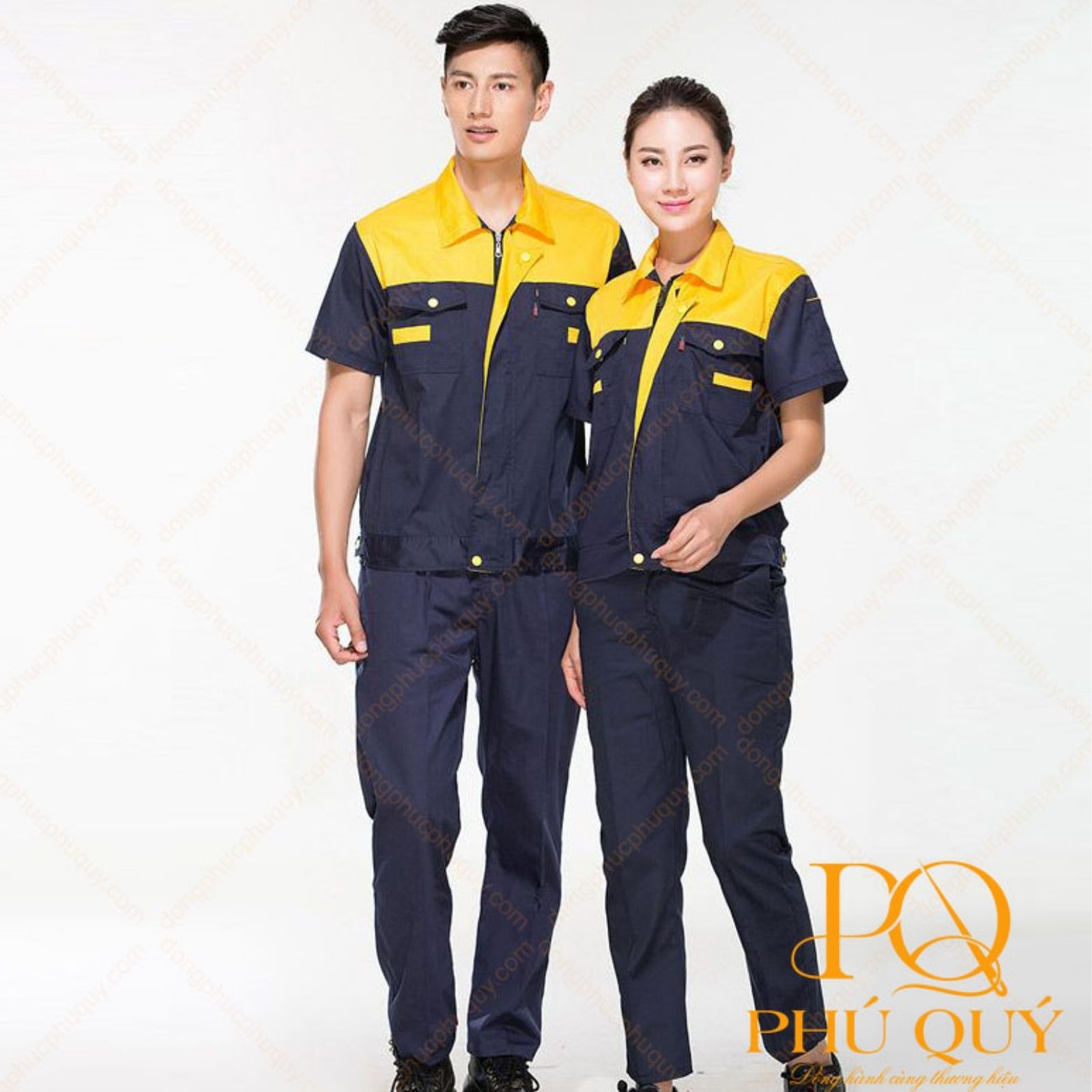 Mẫu áo liền quần cho công nhân