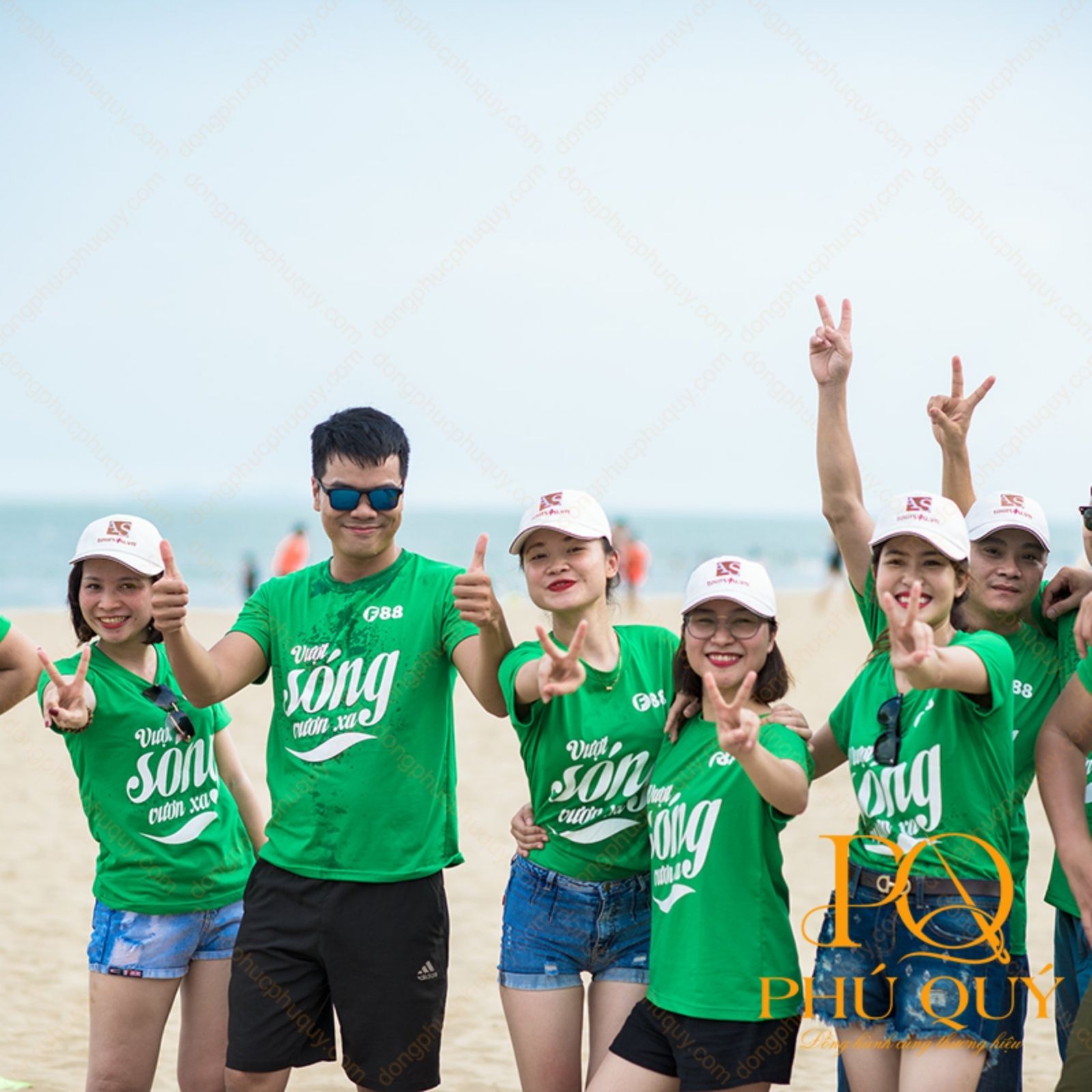 đồng phục đi biển cho công ty xanh lá đồng phục đi biển cho công ty xanh lá