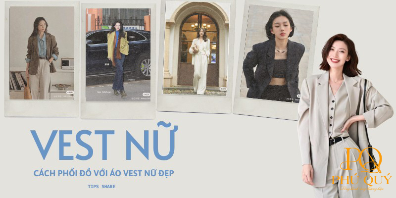 Áo vest nữ đồng phục công sở