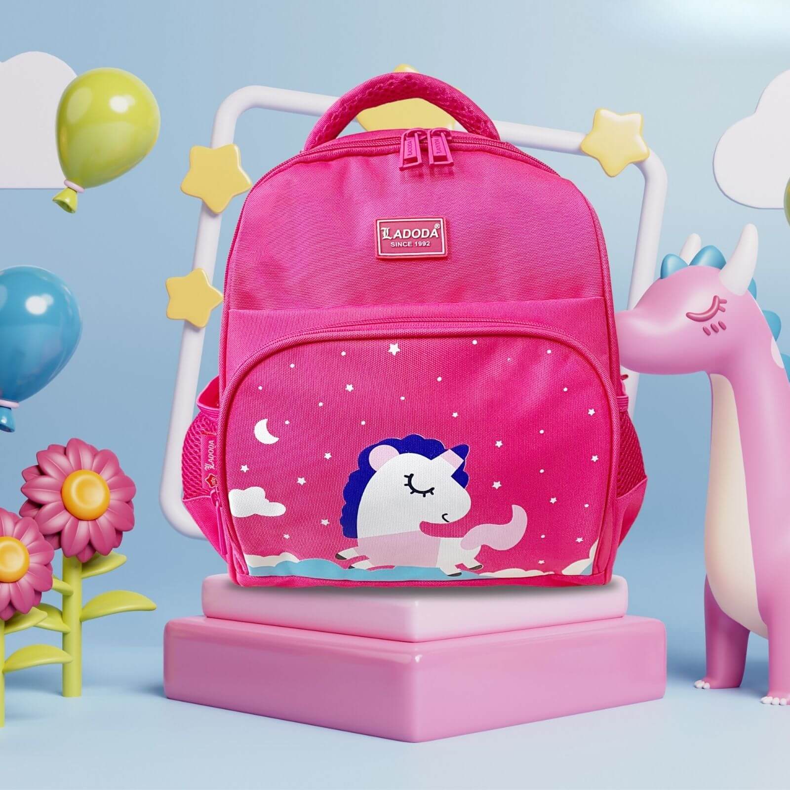 may balo cho bé gái