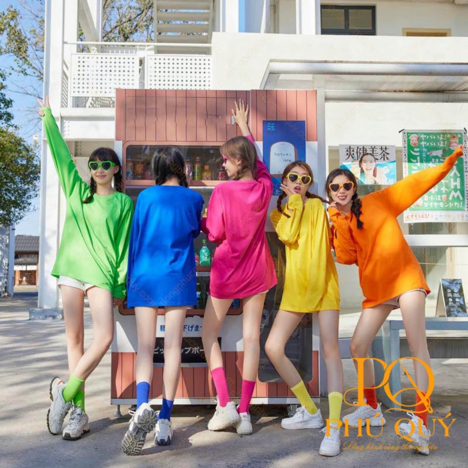 Áo thun đẹp đa sắc màu Áo thun đẹp đa sắc màu