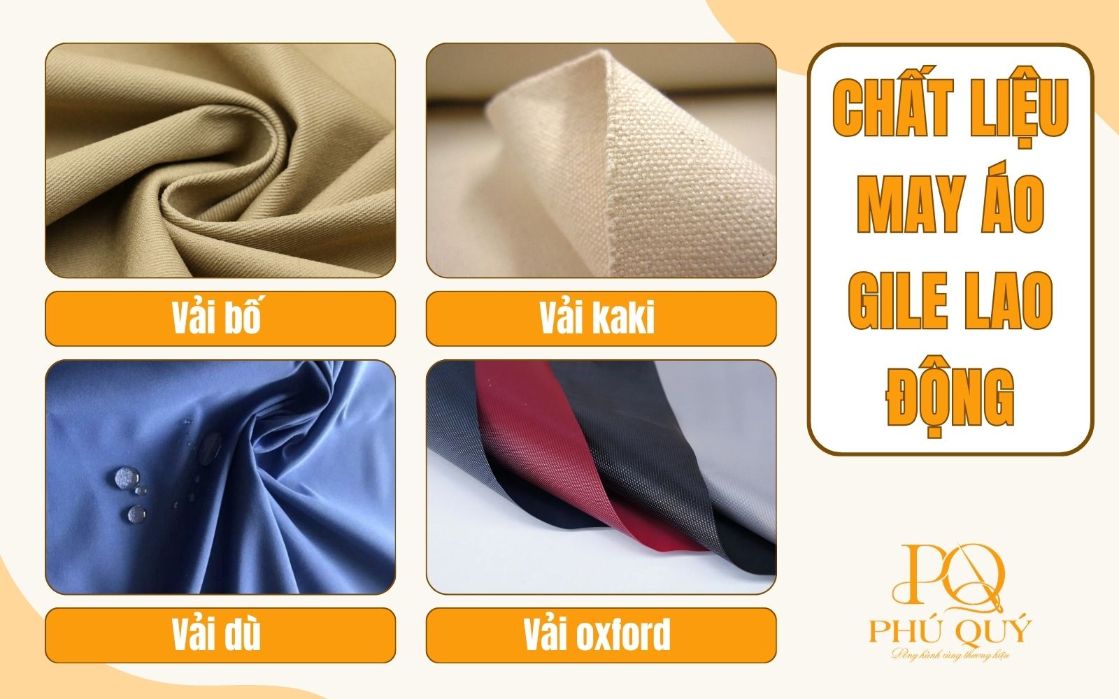 Chất liệu vải được chọn để may áo gile bảo hộ lao động Chất liệu vải được chọn để may áo gile bảo hộ lao động