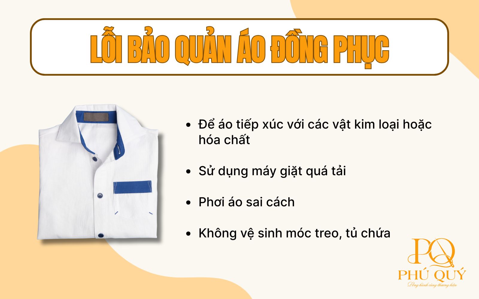 lưu ý để bảo quản quần áo như mới