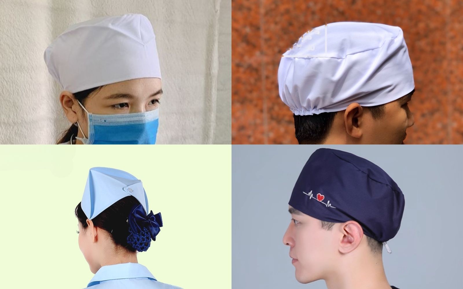 Mẫu nón đồng phục y tá điều dưỡng đẹp