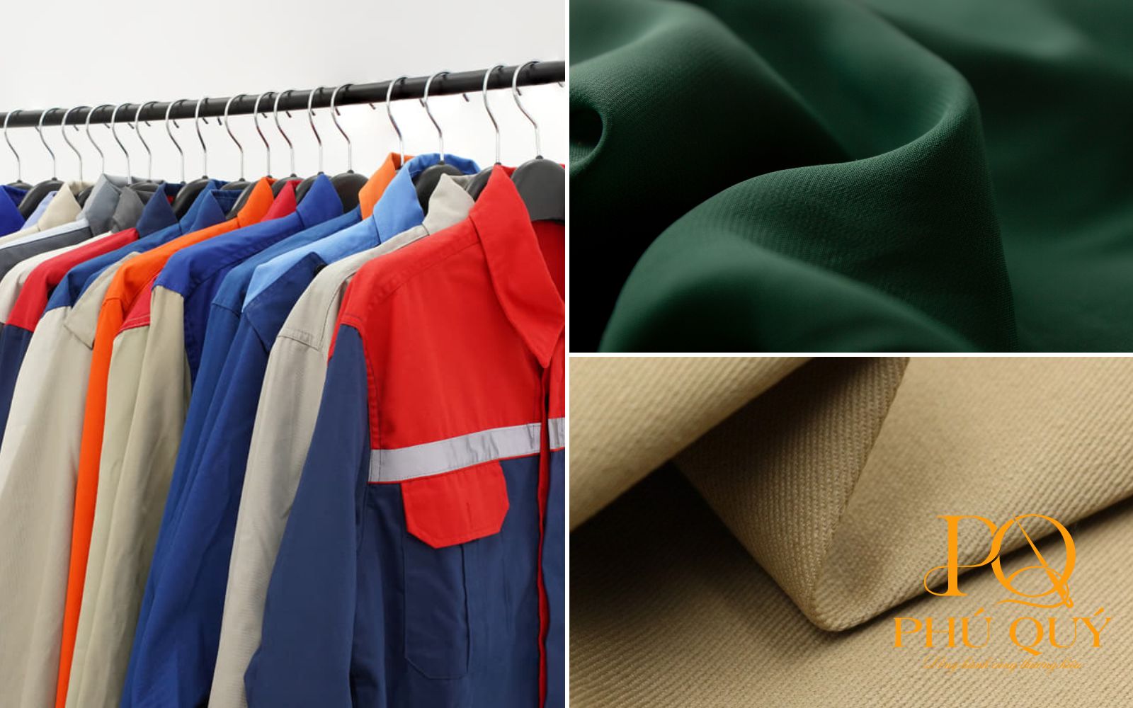 Các chất vải phổ biến được sử dụng để may đồng phục kỹ sư