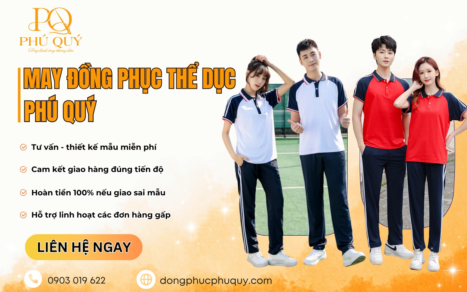 Đồng phục Phú Quý - Xưởng may đồng phục thể dục uy tín, giá rẻ