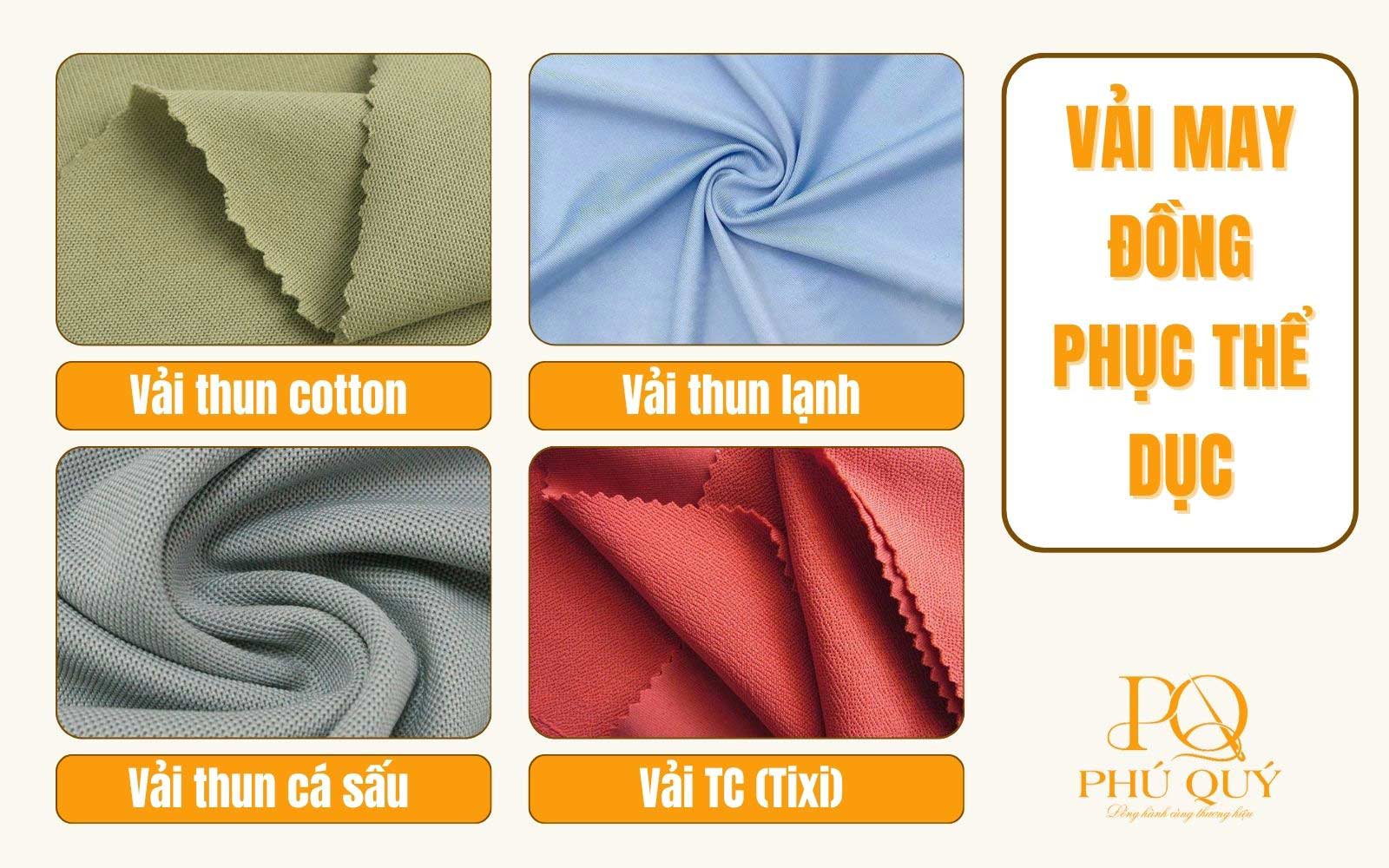 Lựa chọn chất liệu vải may đồn phục thể dục