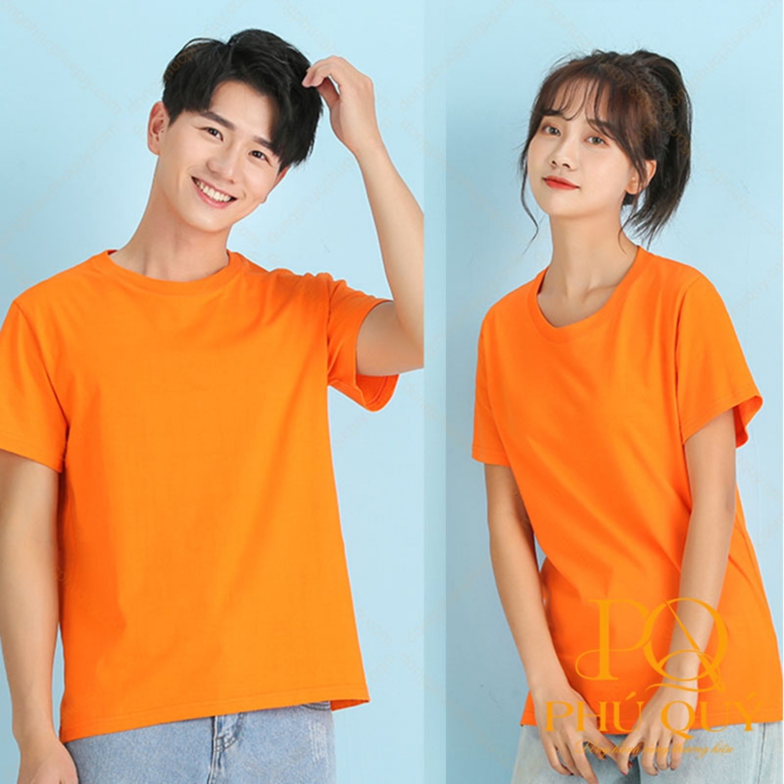 Đồng phục áo cổ tròn dành cho đội ngũ công nhân xưởng may, đơn giản và thoải mái