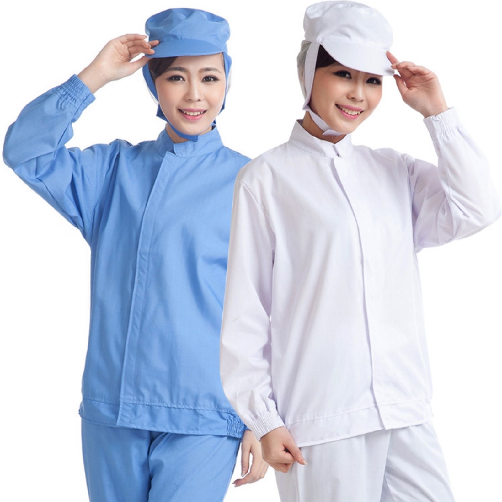 Mẫu đồng phục công nhân đóng gói thực phẩm, thiết kế đẹp và tiện dụng