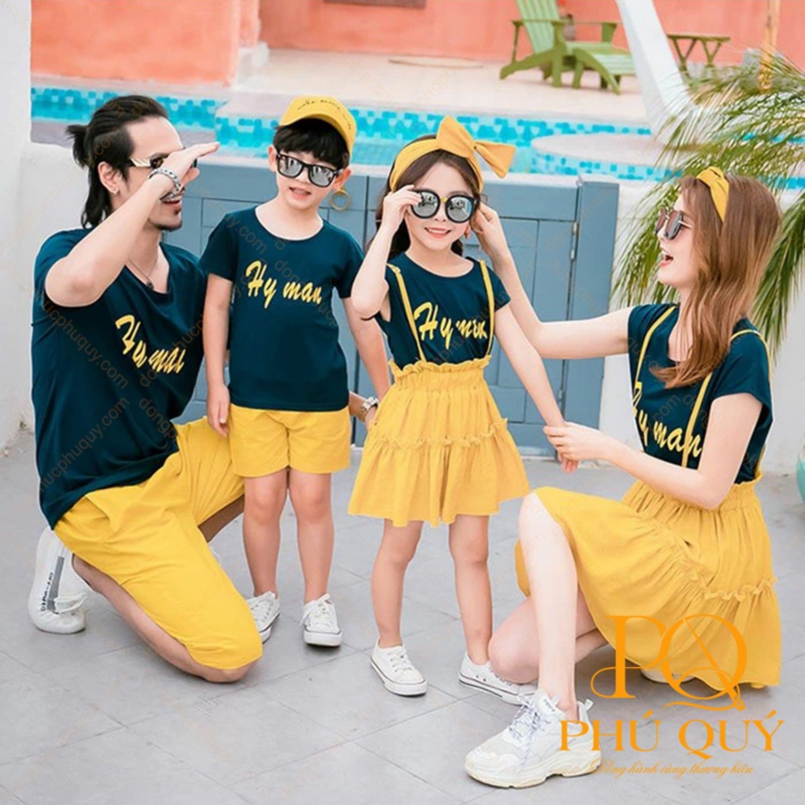 áo đi biển gia đình cổ tròn áo đi biển gia đình cổ tròn