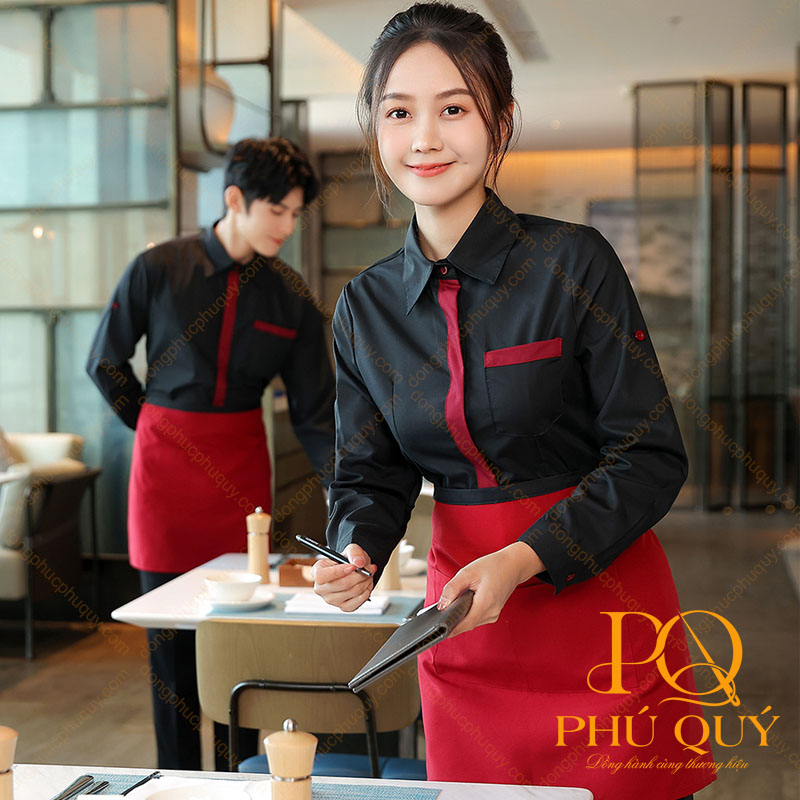 đồng phục nhân viên phục vụ nhà hàng