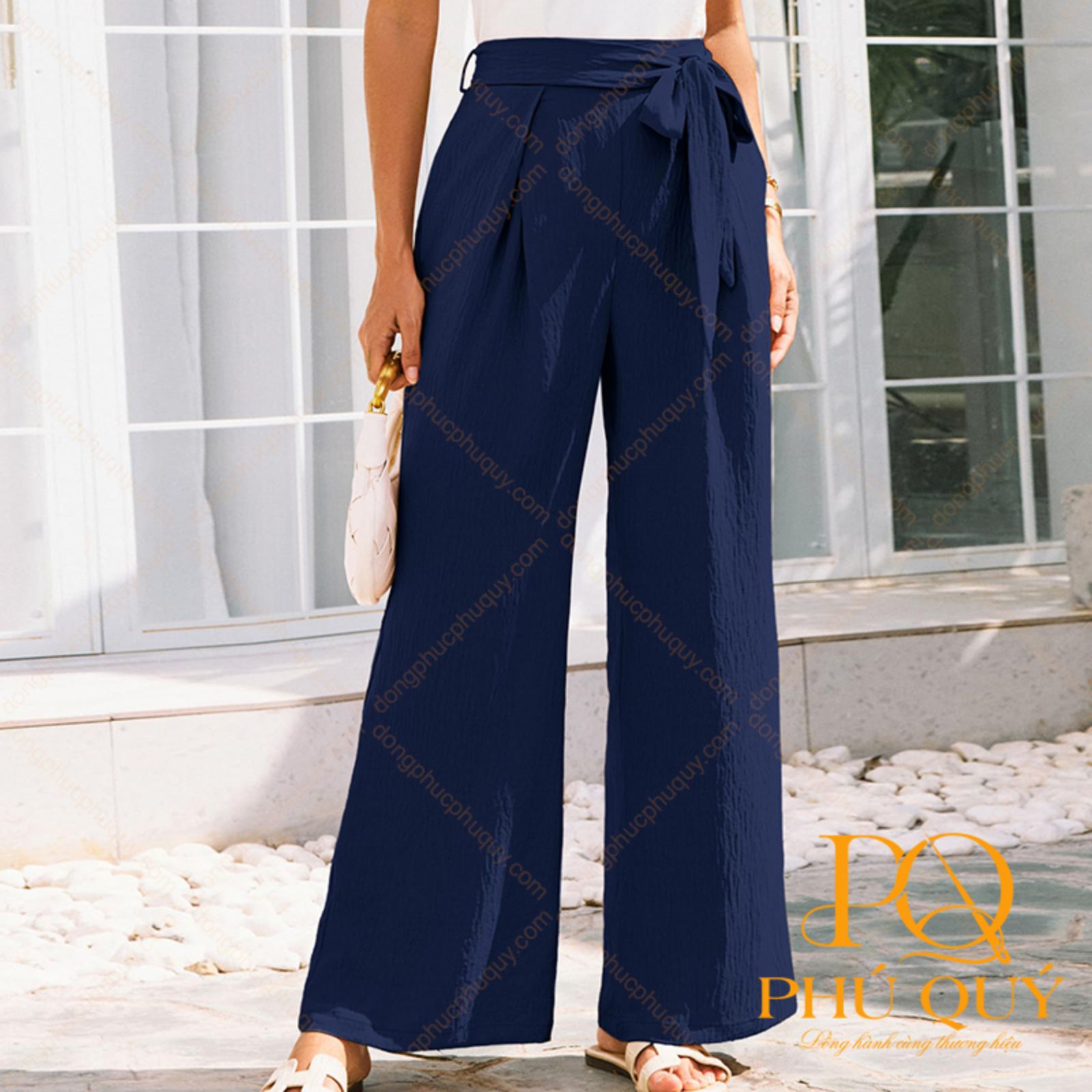 quần tây chất vải crinkle cao cấp